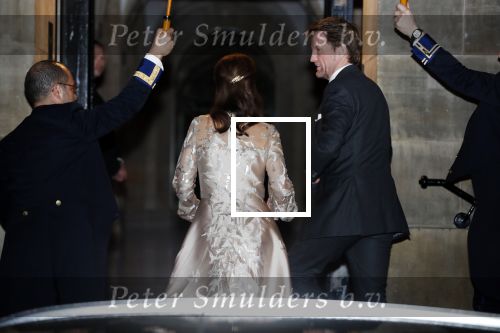 Amsterdam 3 februari 2018 
Prinses Beatrix viert haar 80e verjaardag in het paleis op de dam.
Prins Pieter Christiaan en Prinses Anita