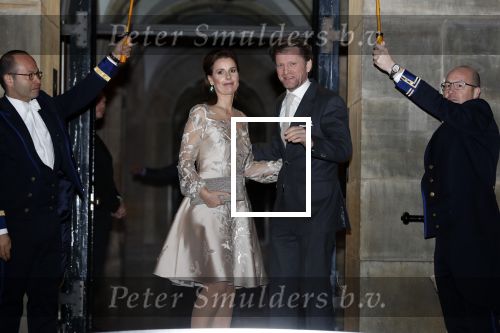Amsterdam 3 februari 2018 
Prinses Beatrix viert haar 80e verjaardag in het paleis op de dam.
Prins Pieter Christiaan en Prinses Anita