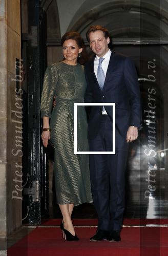 Amsterdam 3 februari 2018 
Prinses Beatrix viert haar 80e verjaardag in het paleis op de dam.
 Prins Floris en Prinses Aimee