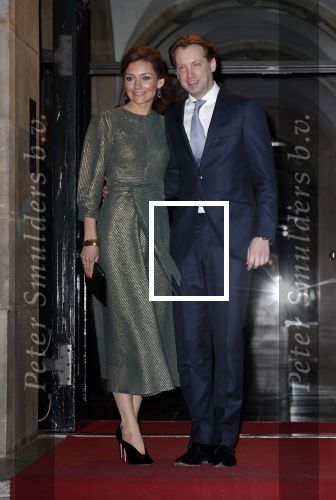 Amsterdam 3 februari 2018 
Prinses Beatrix viert haar 80e verjaardag in het paleis op de dam.
 Prins Floris en Prinses Aimee