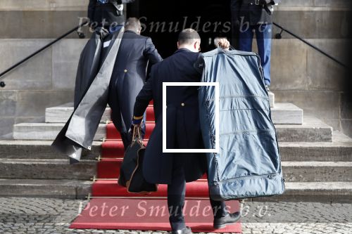Amsterdam 3 februari 2018 
Prinses Beatrix viert haar 80e verjaardag in het paleis op de dam.