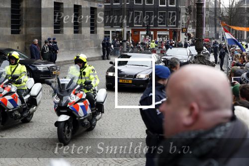 Amsterdam 3 februari 2018 
Prinses Beatrix viert haar 80e verjaardag in het paleis op de dam.