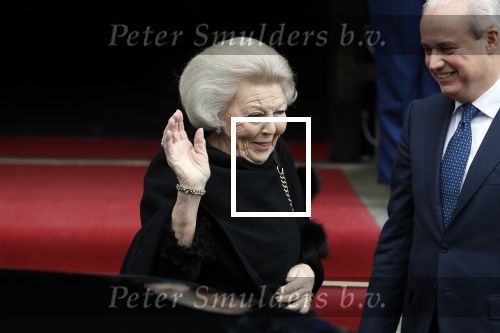 Amsterdam 3 februari 2018 
Prinses Beatrix viert haar 80e verjaardag in het paleis op de dam.