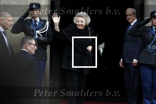 Amsterdam 3 februari 2018 
Prinses Beatrix viert haar 80e verjaardag in het paleis op de dam.