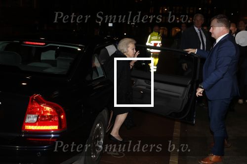 Amsterdam 5 maart 2018
Premiere bankier van het verzet in het de Lemar theater. Prinses Margarita en haar man Tjalling ten Cate ontvangen Prinses Beatrix