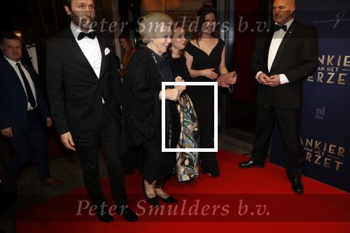 Amsterdam 5 maart 2018
Premiere bankier van het verzet in het de Lemar theater. Prinses Margarita en haar man Tjalling ten Cate ontvangen Prinses Beatrix