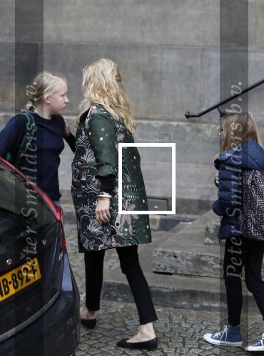 Amsterdam 3 februari 2018 
Prinses Beatrix viert haar 80e verjaardag in het paleis op de dam.
Prinses Mabel met haar kinderen Gravin Luana en Gravin Zaria