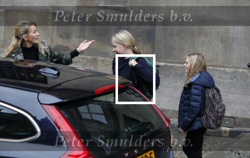 Amsterdam 3 februari 2018 
Prinses Beatrix viert haar 80e verjaardag in het paleis op de dam.
Prinses Mabel met haar kinderen Gravin Luana en Gravin Zaria
