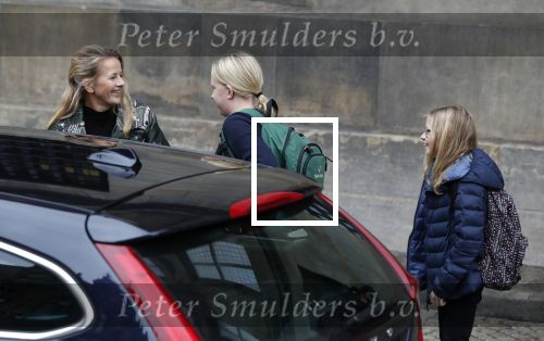 Amsterdam 3 februari 2018 
Prinses Beatrix viert haar 80e verjaardag in het paleis op de dam.
Prinses Mabel met haar kinderen Gravin Luana en Gravin Zaria