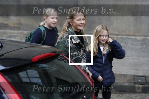 Amsterdam 3 februari 2018 
Prinses Beatrix viert haar 80e verjaardag in het paleis op de dam.
Prinses Mabel met haar kinderen Gravin Luana en Gravin Zaria