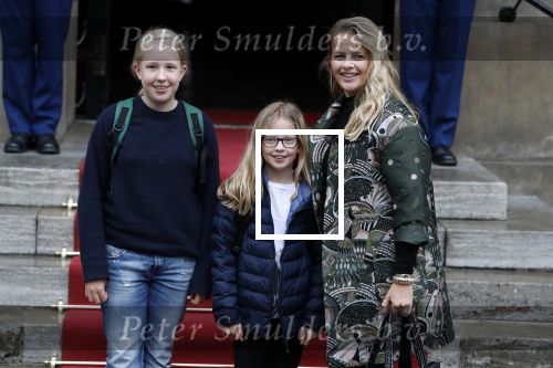 Amsterdam 3 februari 2018 
Prinses Beatrix viert haar 80e verjaardag in het paleis op de dam.
Prinses Mabel met haar kinderen Gravin Luana en Gravin Zaria