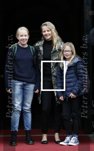 Amsterdam 3 februari 2018 
Prinses Beatrix viert haar 80e verjaardag in het paleis op de dam.
Prinses Mabel met haar kinderen Gravin Luana en Gravin Zaria
