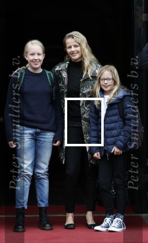 Amsterdam 3 februari 2018 
Prinses Beatrix viert haar 80e verjaardag in het paleis op de dam.
Prinses Mabel met haar kinderen Gravin Luana en Gravin Zaria