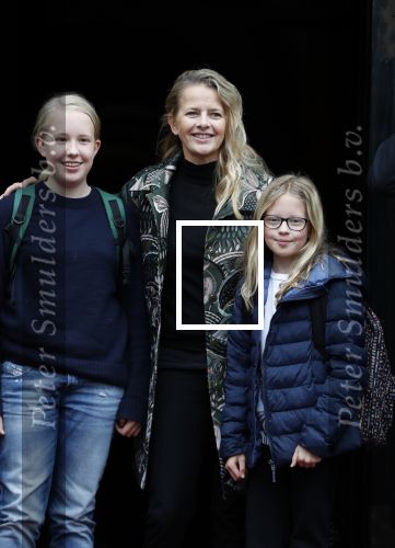 Amsterdam 3 februari 2018 
Prinses Beatrix viert haar 80e verjaardag in het paleis op de dam.
Prinses Mabel met haar kinderen Gravin Luana en Gravin Zaria