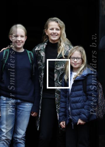 Amsterdam 3 februari 2018 
Prinses Beatrix viert haar 80e verjaardag in het paleis op de dam.
Prinses Mabel met haar kinderen Gravin Luana en Gravin Zaria