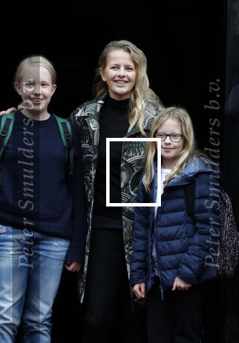 Amsterdam 3 februari 2018 
Prinses Beatrix viert haar 80e verjaardag in het paleis op de dam.
Prinses Mabel met haar kinderen Gravin Luana en Gravin Zaria