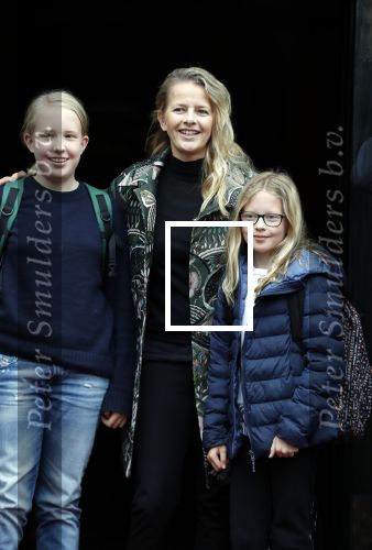 Amsterdam 3 februari 2018 
Prinses Beatrix viert haar 80e verjaardag in het paleis op de dam.
Prinses Mabel met haar kinderen Gravin Luana en Gravin Zaria