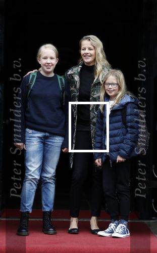 Amsterdam 3 februari 2018 
Prinses Beatrix viert haar 80e verjaardag in het paleis op de dam.
Prinses Mabel met haar kinderen Gravin Luana en Gravin Zaria