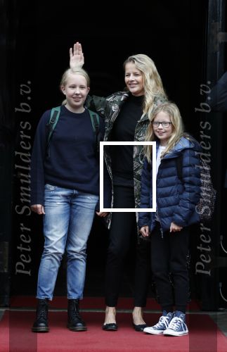 Amsterdam 3 februari 2018 
Prinses Beatrix viert haar 80e verjaardag in het paleis op de dam.
Prinses Mabel met haar kinderen Gravin Luana en Gravin Zaria
