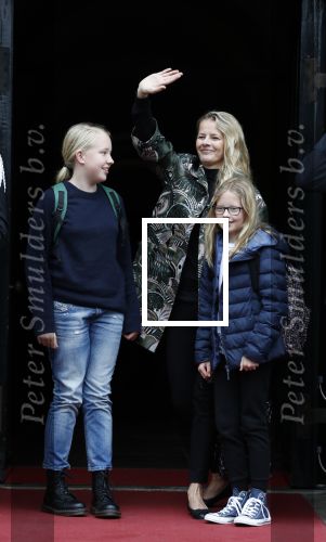 Amsterdam 3 februari 2018 
Prinses Beatrix viert haar 80e verjaardag in het paleis op de dam.
Prinses Mabel met haar kinderen Gravin Luana en Gravin Zaria