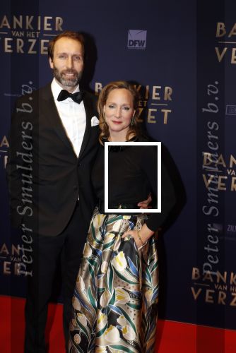 Amsterdam 5 maart 2018
Premiere bankier van het verzet in het de Lemar theater. Prinses Margarita en haar man Tjalling ten Cate ontvangen Prinses Beatrix