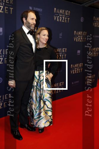Amsterdam 5 maart 2018
Premiere bankier van het verzet in het de Lemar theater. Prinses Margarita en haar man Tjalling ten Cate ontvangen Prinses Beatrix