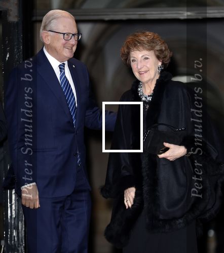 Amsterdam 3 februari 2018 
Prinses Beatrix viert haar 80e verjaardag in het paleis op de dam.
Prinses Margriet en Pieter van Vollenhoven