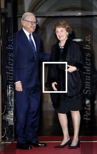 Amsterdam 3 februari 2018 
Prinses Beatrix viert haar 80e verjaardag in het paleis op de dam.
Prinses Margriet en Pieter van Vollenhoven