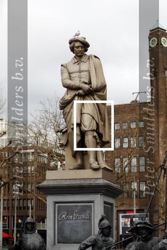 Amsterdam 6 maart 2018 
Rembrandt plein in Amsterdam met kantoor Booking.com