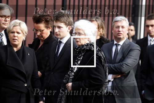 Rotterdam 20 februari 2018
Dienst voor overlijden /begrafenis Ruud Lubbers in de Laurentius Elisabeth Kathedraal. Ria Lubbers en haar familie