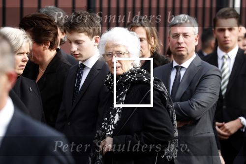 Rotterdam 20 februari 2018
Dienst voor overlijden /begrafenis Ruud Lubbers in de Laurentius Elisabeth Kathedraal. Ria Lubbers en haar familie