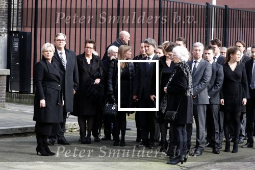 Rotterdam 20 februari 2018
Dienst voor overlijden /begrafenis Ruud Lubbers in de Laurentius Elisabeth Kathedraal. Ria Lubbers en haar familie