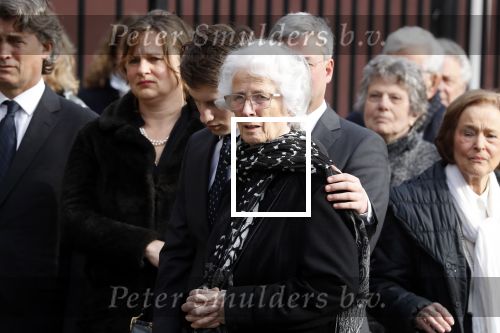 Rotterdam 20 februari 2018
Dienst voor overlijden /begrafenis Ruud Lubbers in de Laurentius Elisabeth Kathedraal. Ria Lubbers en haar familie