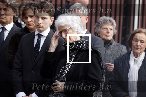 Rotterdam 20 februari 2018
Dienst voor overlijden /begrafenis Ruud Lubbers in de Laurentius Elisabeth Kathedraal. Ria Lubbers en haar familie
