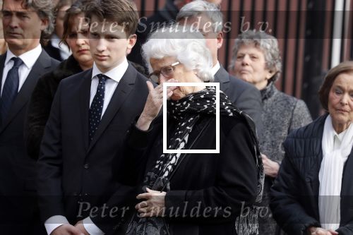 Rotterdam 20 februari 2018
Dienst voor overlijden /begrafenis Ruud Lubbers in de Laurentius Elisabeth Kathedraal. Ria Lubbers en haar familie