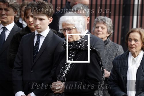 Rotterdam 20 februari 2018
Dienst voor overlijden /begrafenis Ruud Lubbers in de Laurentius Elisabeth Kathedraal. Ria Lubbers en haar familie