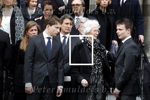 Rotterdam 20 februari 2018
Dienst voor overlijden /begrafenis Ruud Lubbers in de Laurentius Elisabeth Kathedraal. Ria Lubbers en haar familie