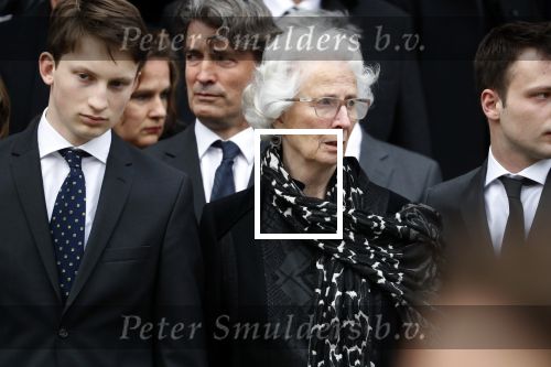 Rotterdam 20 februari 2018
Dienst voor overlijden /begrafenis Ruud Lubbers in de Laurentius Elisabeth Kathedraal. Ria Lubbers en haar familie
