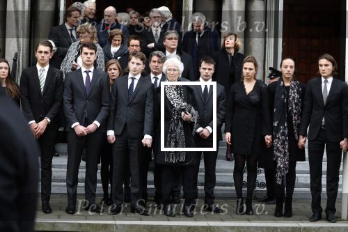 Rotterdam 20 februari 2018
Dienst voor overlijden /begrafenis Ruud Lubbers in de Laurentius Elisabeth Kathedraal. Ria Lubbers en haar familie