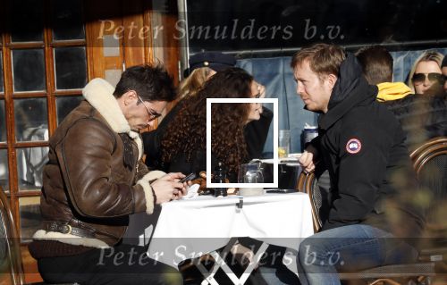 Amsterdam 7 februari 2018  
Robert de Hoog en Daniel de Ridder op terras