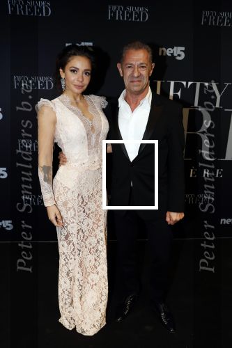 Amsterdam 6 februari 2018
Premiere 50 shades Freed in Tuschinski. fajah Lourens met Roland Kahn