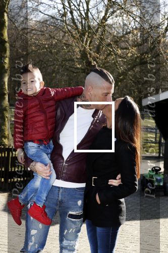 Den Haag 16 februari 2018 
Rolf Tangel met zijn nieuwe vriendin en zoontje