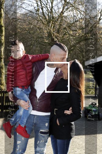 Den Haag 16 februari 2018 
Rolf Tangel met zijn nieuwe vriendin en zoontje