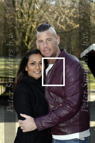 Den Haag 16 februari 2018 
Rolf Tangel met zijn nieuwe vriendin en zoontje