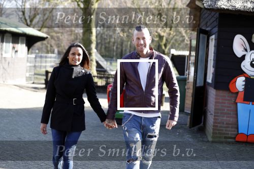 Den Haag 16 februari 2018 
Rolf Tangel met zijn nieuwe vriendin en zoontje