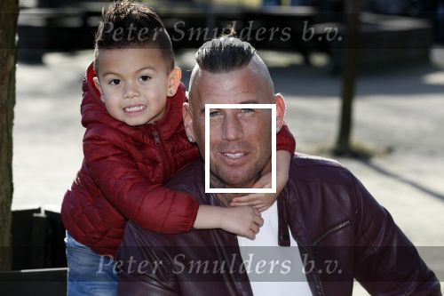 Den Haag 16 februari 2018 
Rolf Tangel met zijn nieuwe vriendin en zoontje
