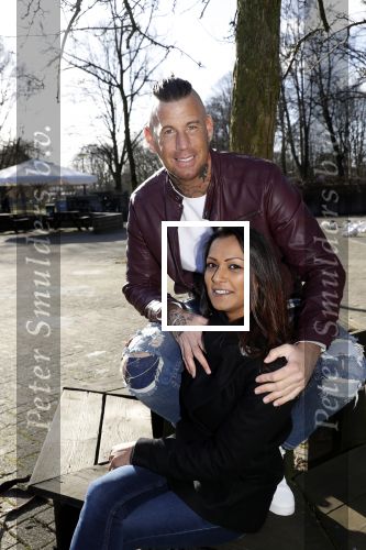 Den Haag 16 februari 2018 
Rolf Tangel met zijn nieuwe vriendin en zoontje
