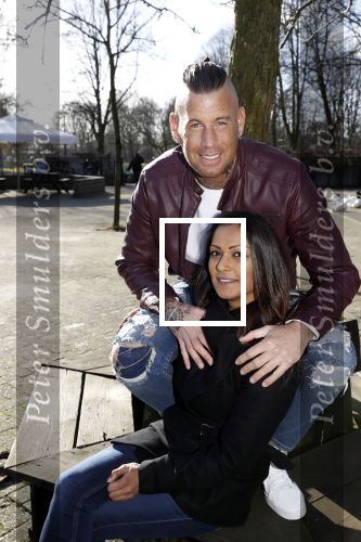 Den Haag 16 februari 2018 
Rolf Tangel met zijn nieuwe vriendin en zoontje
