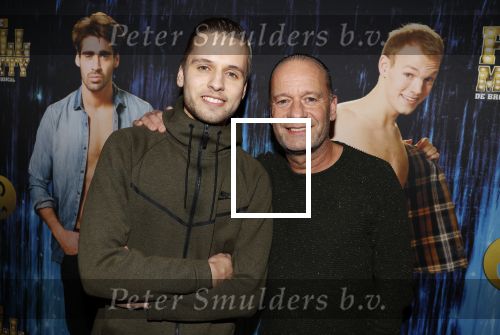 Amsterdam 5 februari 2018
Premiere van the full monty in het nieuwe de la mar theater. Ron Boszhard met zoon