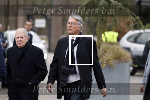 Leusden 6 maart 2018
Crematie Mies Bouwman in crematorium Leusden. Ron Brandsteder en Frits barend